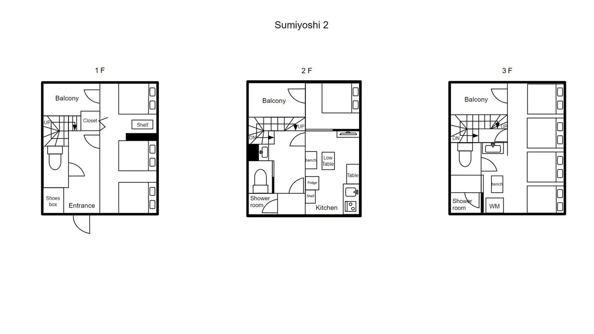 44, Sumiyoshi 2, Entire House For Rent Villa Tokyo